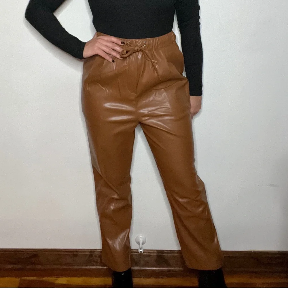 High Priority Pleather Pants (NEW) - Picture 2 of 4